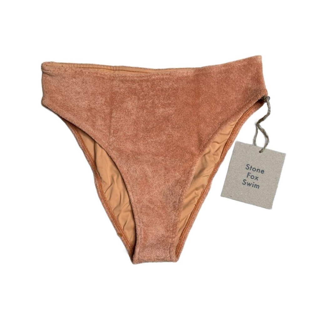 Stone Fox Swim Sola Bottom Women’s Sandstone ( Orange )Terry Cloth